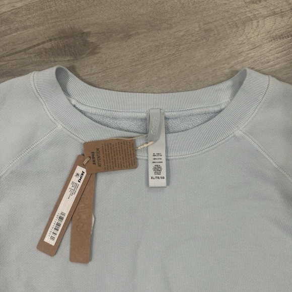 SKIMS French Terry Opal Crewneck Sweatshirt. Size XL - Picture 4 of 4